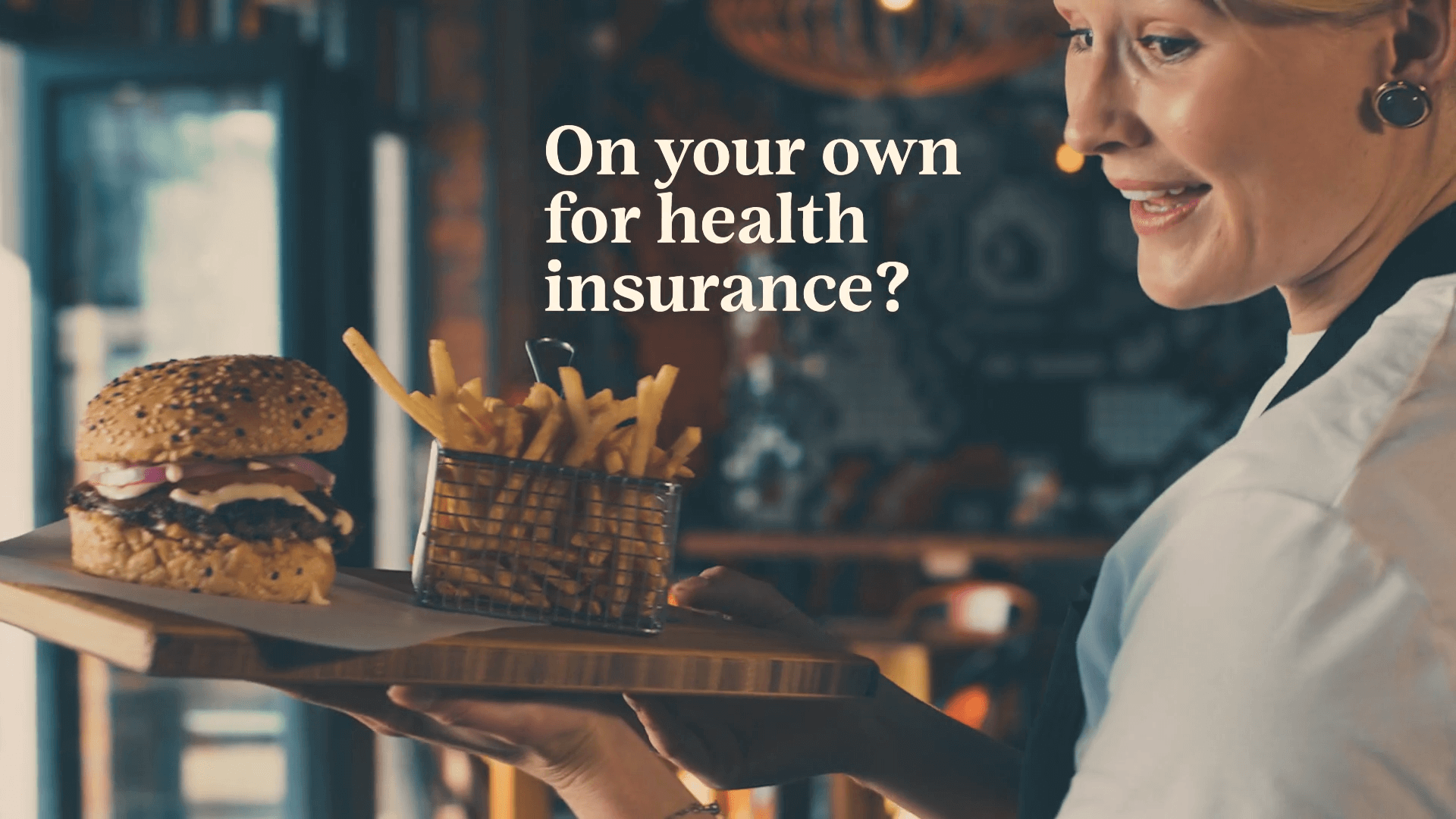 On your own for health insurance?